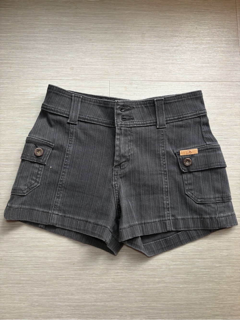 Tommy Hilfiger Black Cargo Pocket Shorts